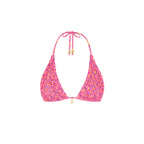 Shirred Triangle Bikini Top