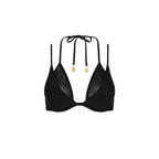 Layered Mesh Underwire Bikini Top