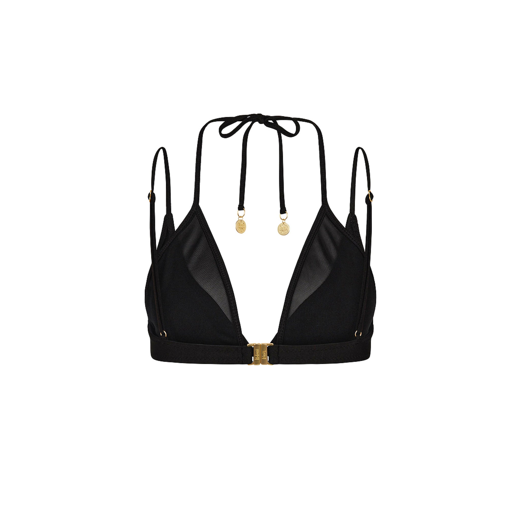Layered Mesh Underwire Bikini Top