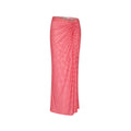 Mesh Twist Maxi Skirt