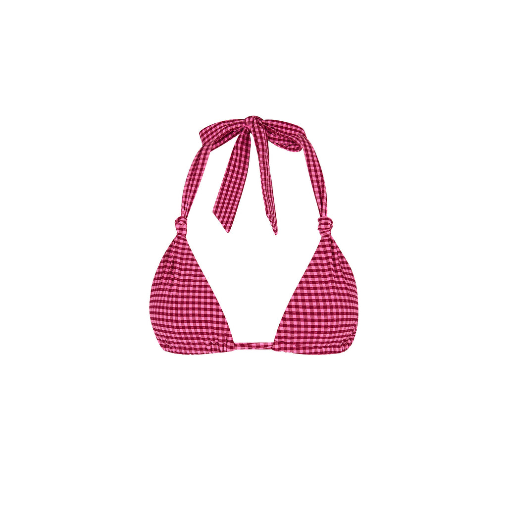 Soft Knot Halter Bikini Top