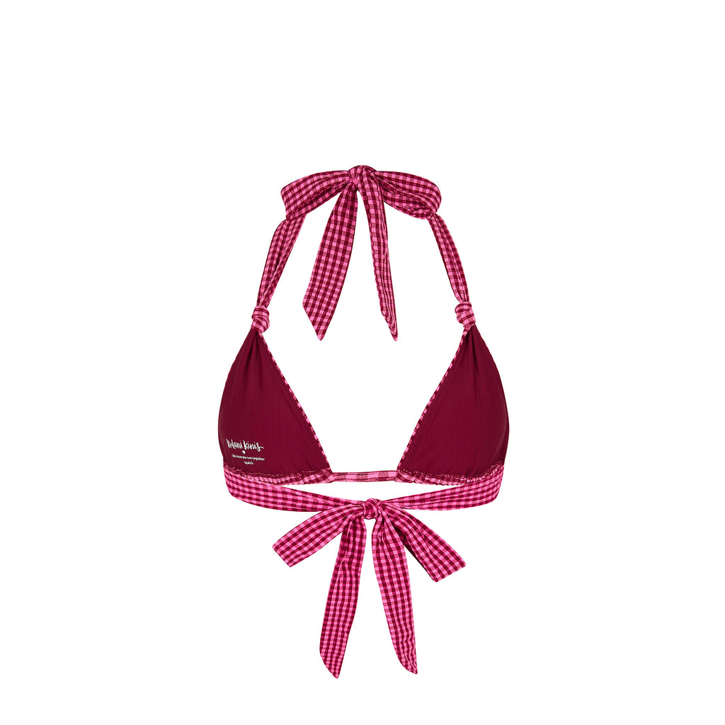 Soft Knot Halter Bikini Top