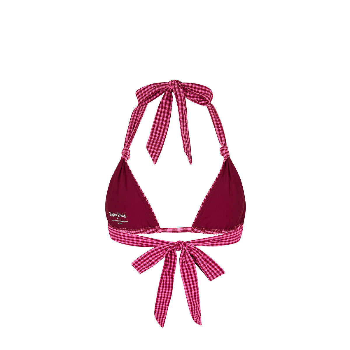 Soft Knot Halter Bikini Top