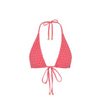 Front Tie Halter Bikini Top