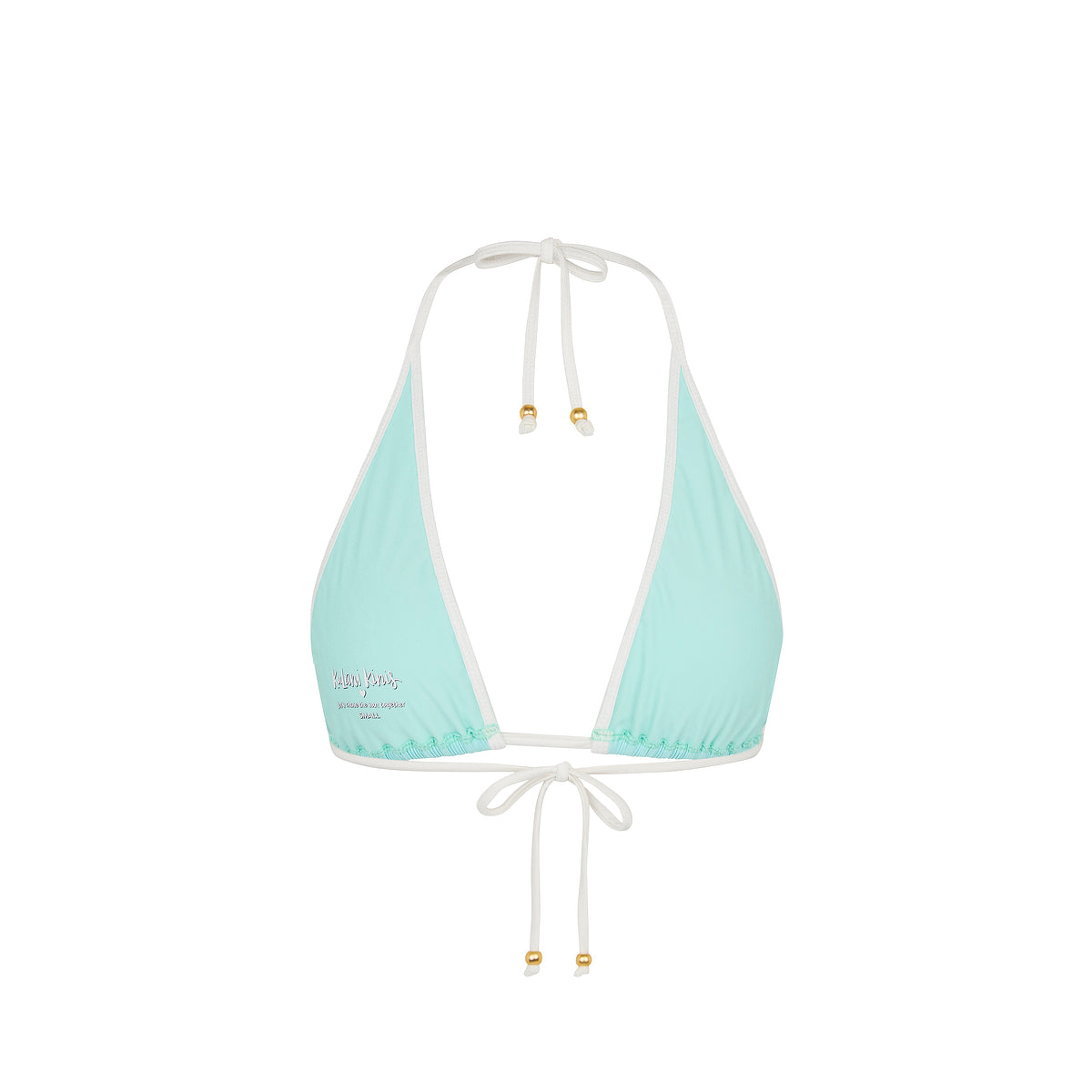 Bind Triangle Halter Bikini Top