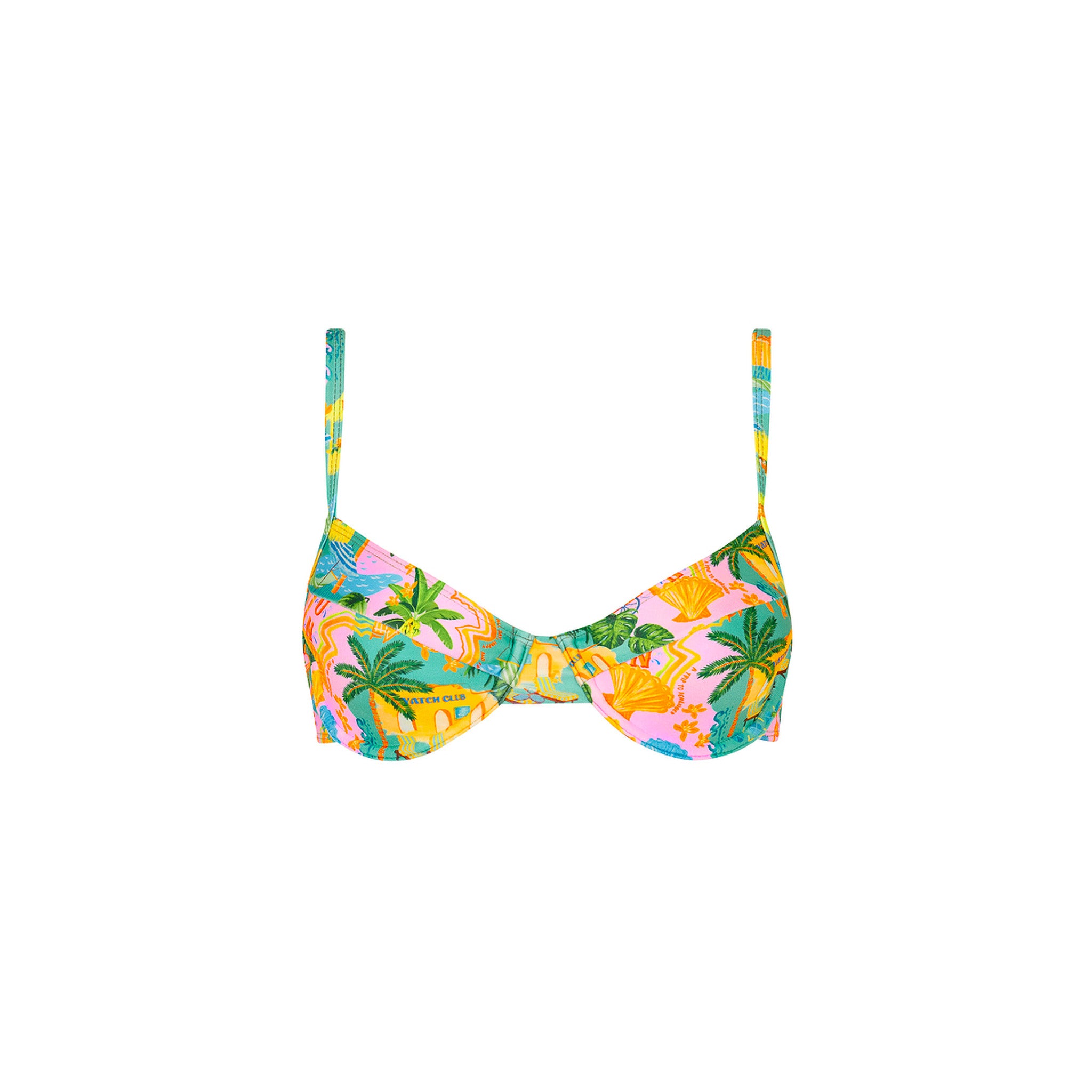 Ditzy Underwire Bra Bikini Top