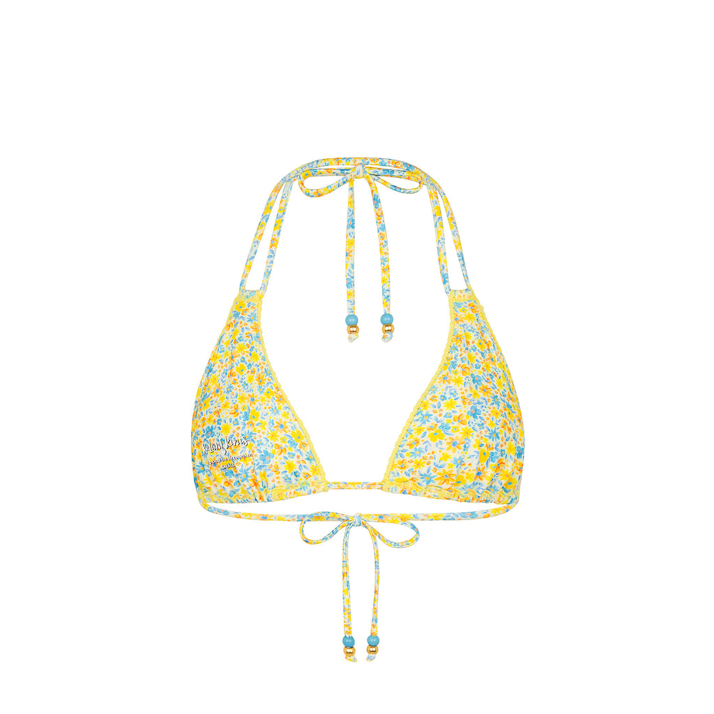 Decorative Panel Halter Bikini Top