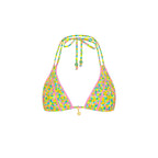 Decorative Panel Halter Bikini Top