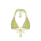 Decorative Panel Halter Bikini Top
