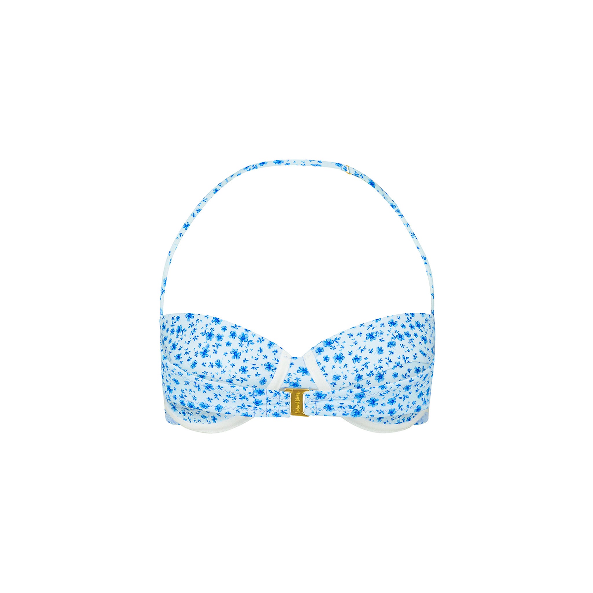 Retro Balconette Bra Bikini Top