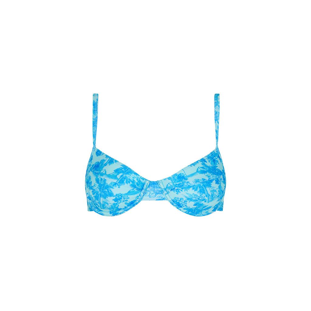Ditzy Underwire Bra Bikini Top