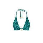Frill Halter Bralette Bikini Top
