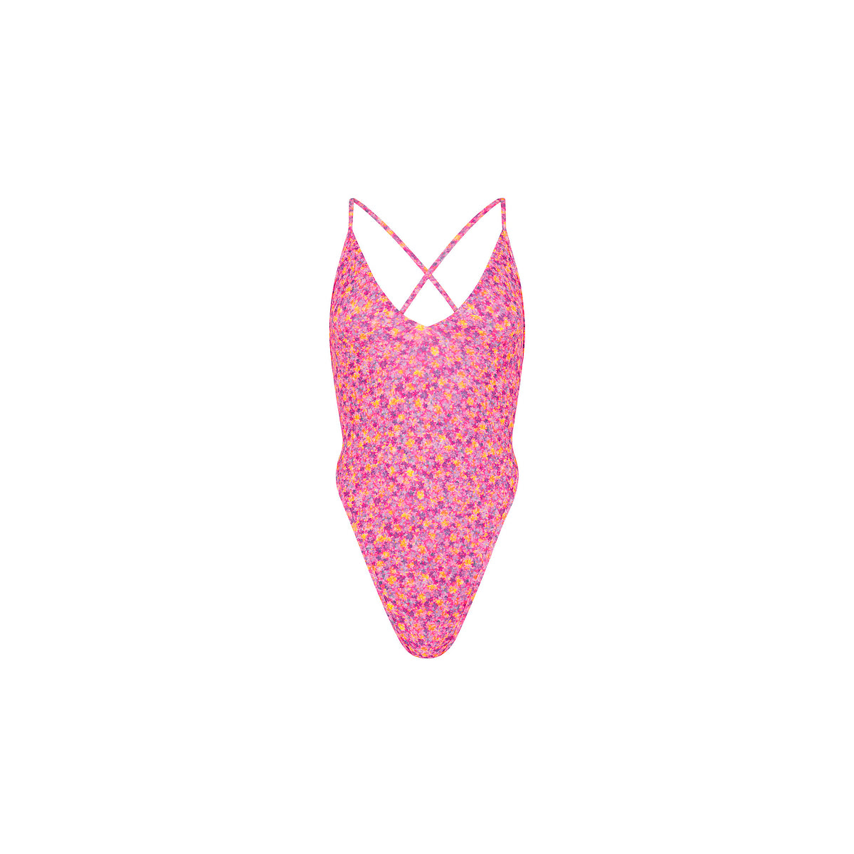 Plunge Cross Back One Piece