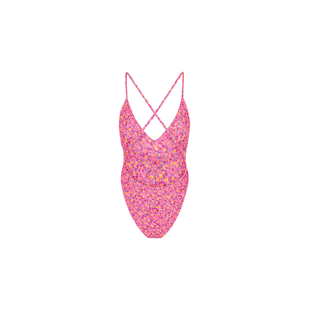 Plunge Cross Back One Piece