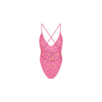 Plunge Cross Back One Piece