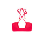 Braided Tie Bandeau Bikini Top