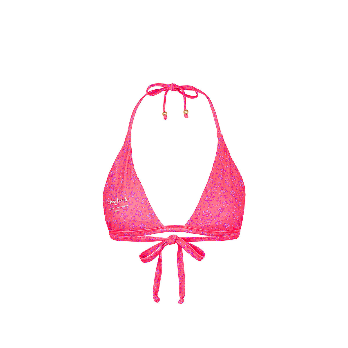 Gathered Stitch Bralette Bikini Top