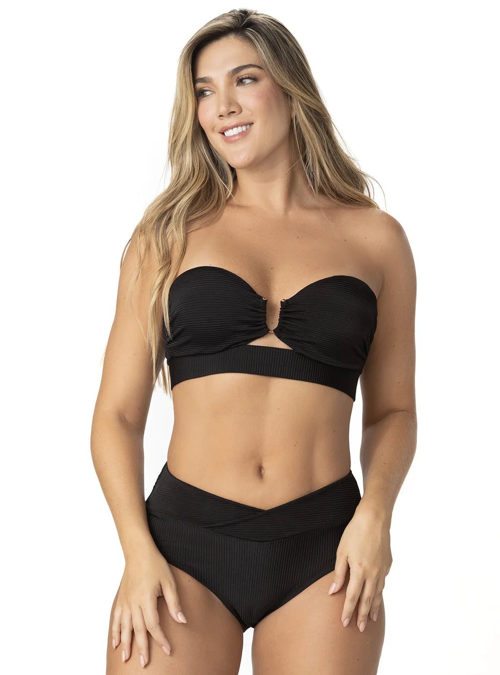 Mid-Rise V-Style Bikini Bottom
