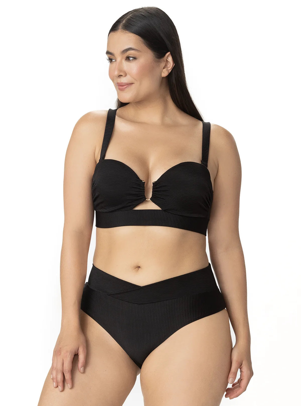 Mid-Rise V-Style Bikini Bottom