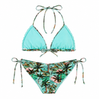 Tropical Luxe Beaded Triangle Bikini Set