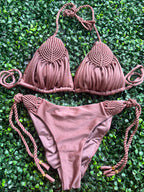 Macrame Swimwear Embroidered Design with Removable Cup Bra4