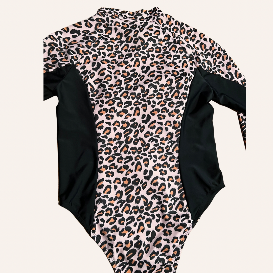 Leopard Surfing Swimwear | Two Pieces Push-Up Ruffles Bikini Set2