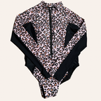 Leopard Surfing Swimwear | Two Pieces Push-Up Ruffles Bikini Set