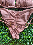 Macrame Swimwear Embroidered Design with Removable Cup Bra5