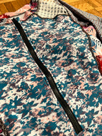 Vintage Long Sleeve Swimwear | Classic Printed One-Piece Design4