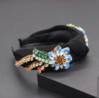 Stylish Nude Fabric Headband with Stone | Elevate Your Look4