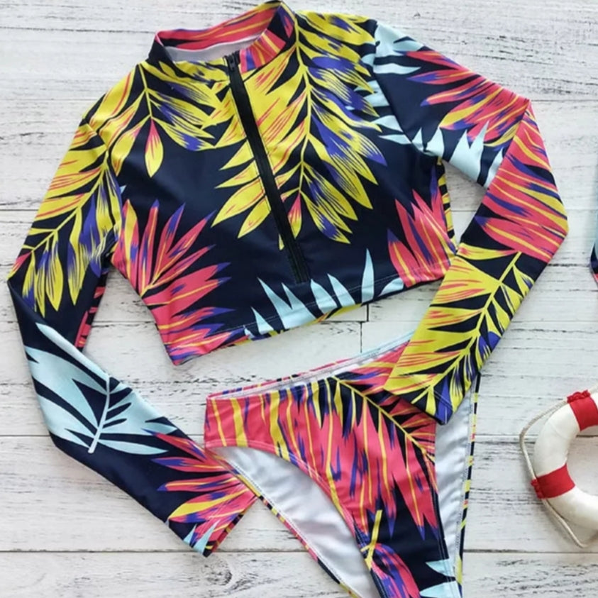 Swimsuit for Surfing | Long Sleeve Surfing Swimwear
