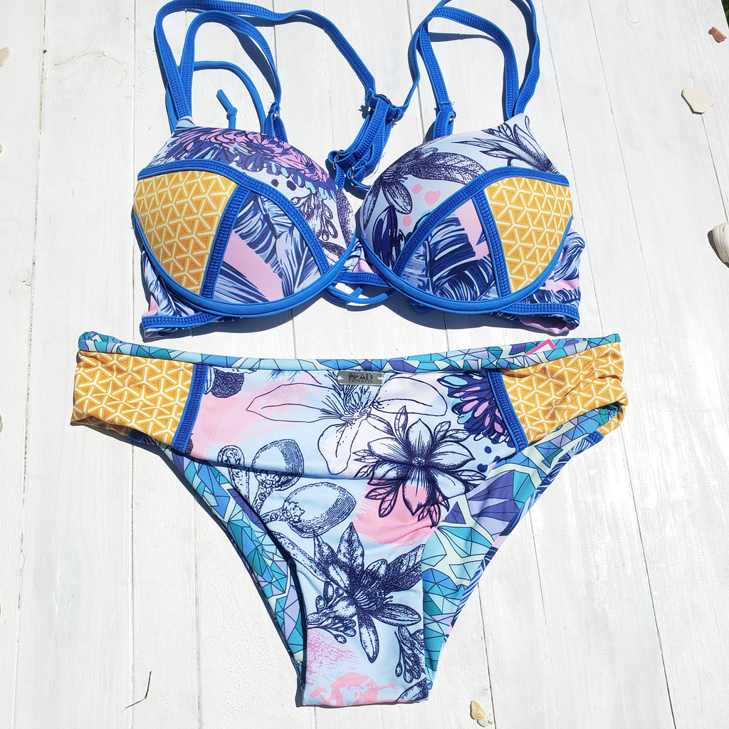 Triangle Underwear: | Bra Top & Reversible Panties Set