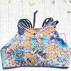 Sport Swimsuit | Retro Push Up Crop Top & Low Waist Bikini Set2