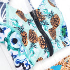 Sport Swimsuit | Printed Low Waist Bikini & Crop Top Set2