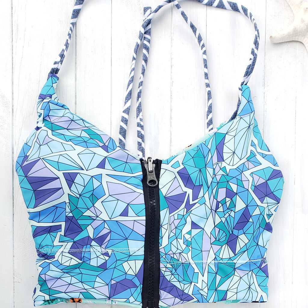 Sport Swimsuit | Printed Low Waist Bikini & Crop Top Set3