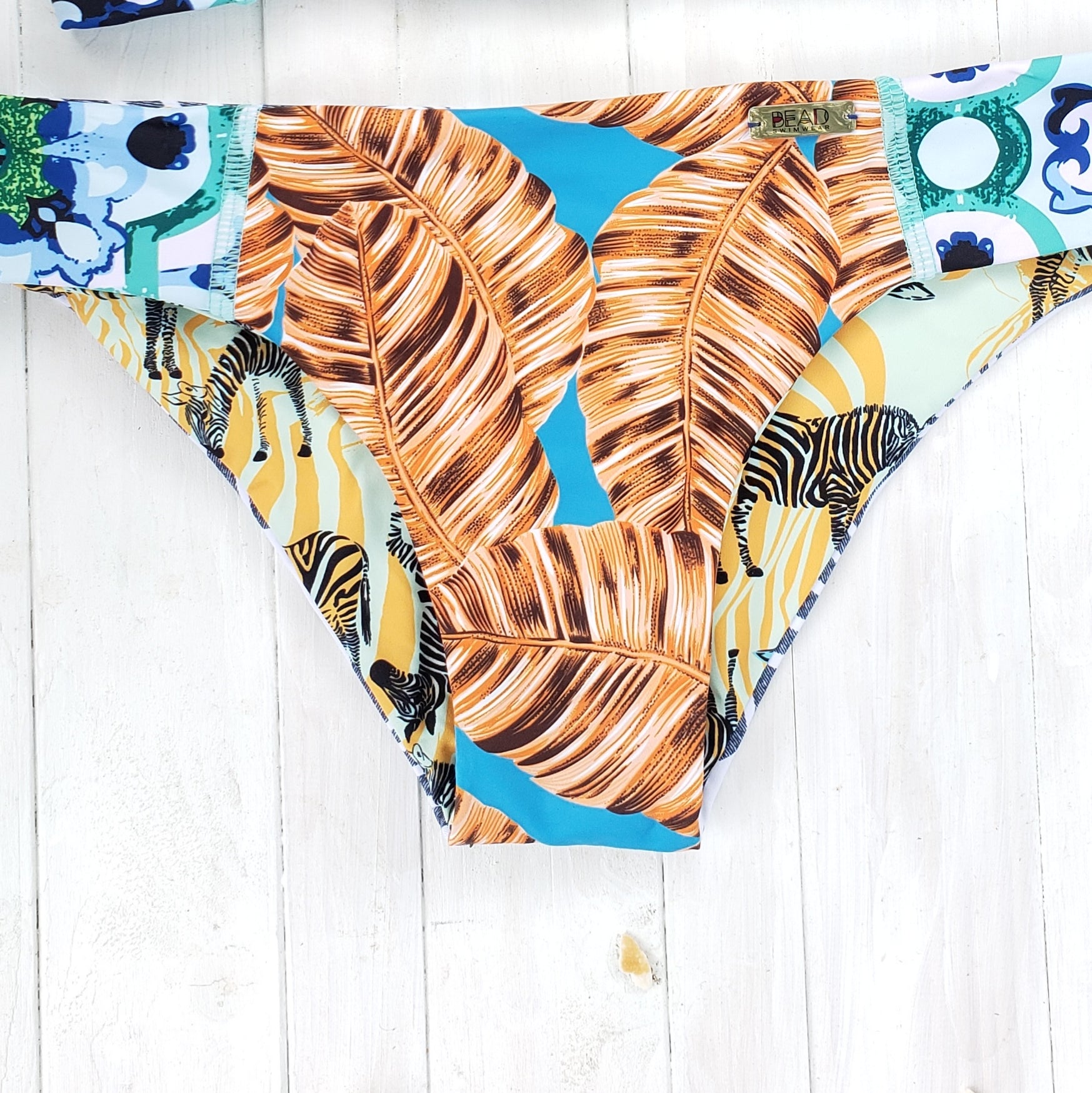 Sport Swimsuit | Printed Low Waist Bikini & Crop Top Set4