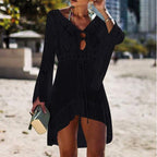 Beach Cover Up Crochet Knitted3