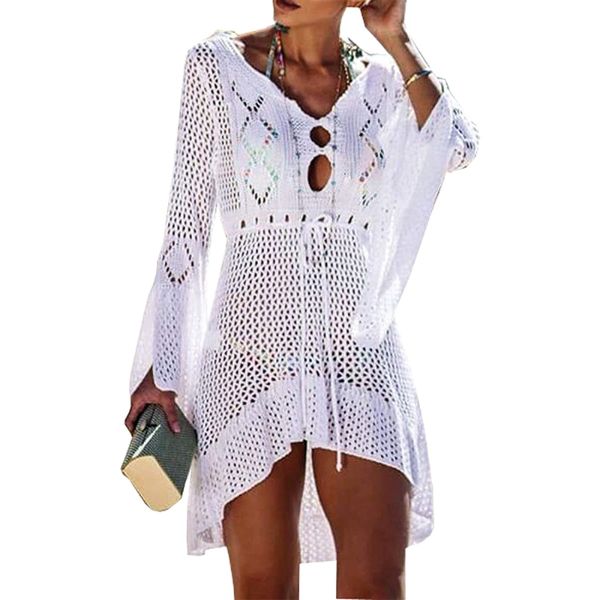 Beach Cover Up Crochet Knitted