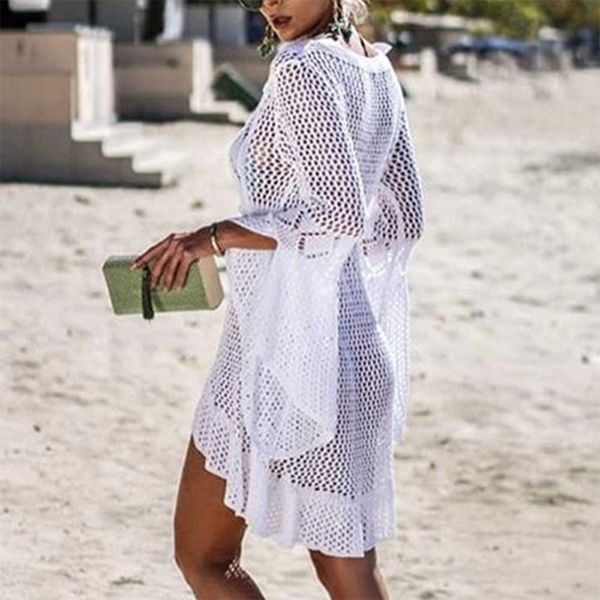 Beach Cover Up Crochet Knitted2