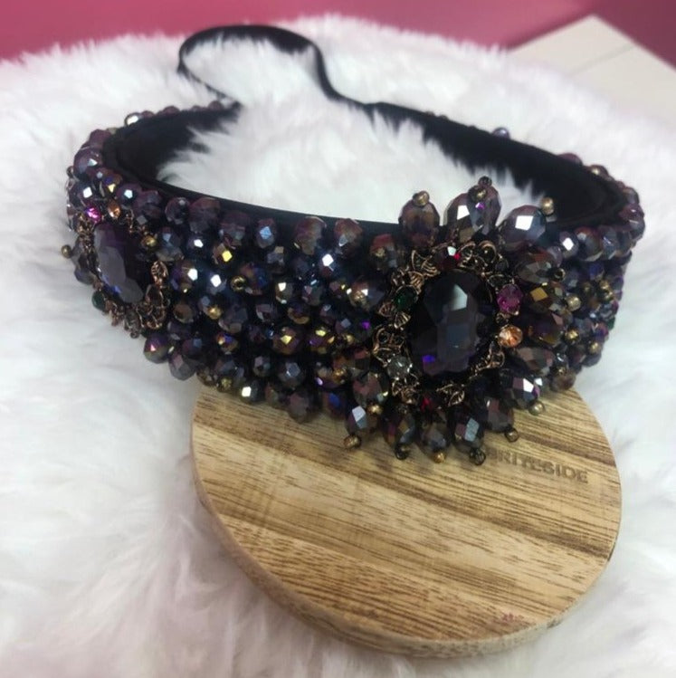 Diadema 2305 | Exquisite Handmade Headbands with Beads