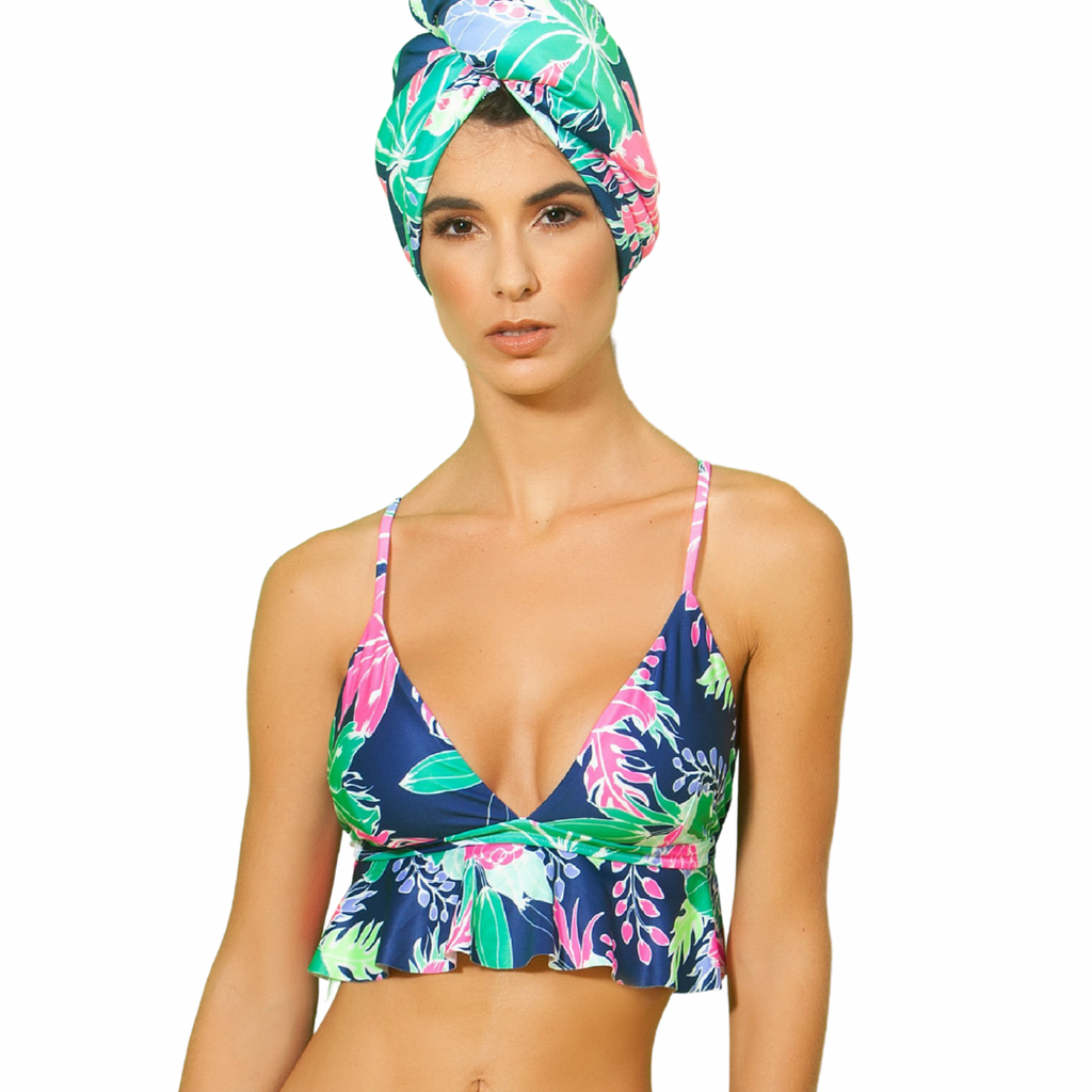 Samba Style Bikini | Triangle Top with Removable Pads & Cheeky Bottom2
