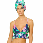 Samba Style Bikini | Triangle Top with Removable Pads & Cheeky Bottom2