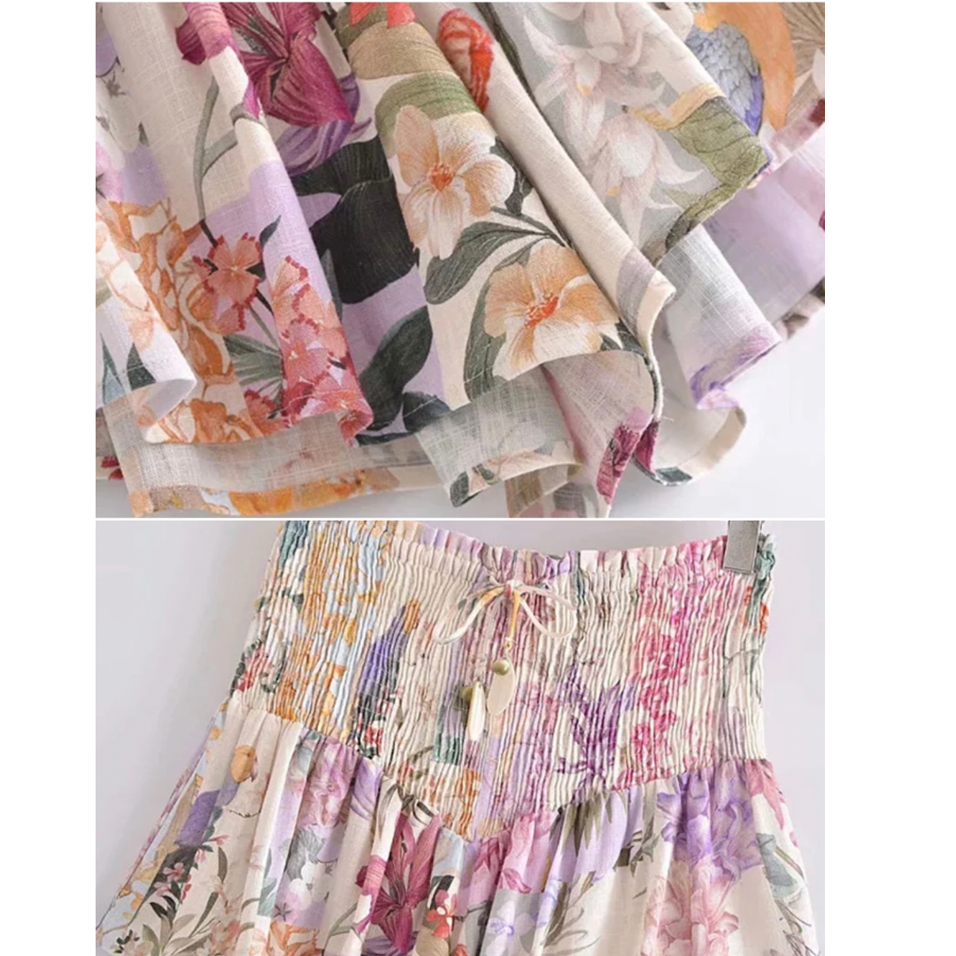 floral print shorts for ladies