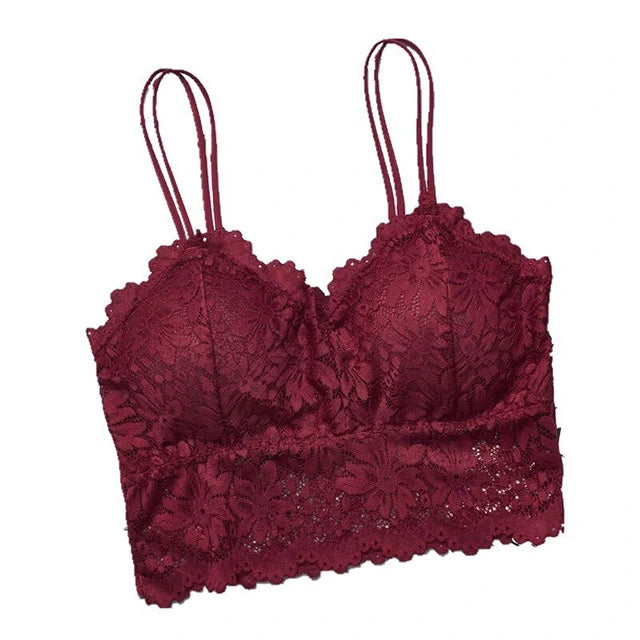 Bralette Lace Bra Wireless Push Up | Elegant Comfort Redefined2