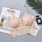 Bralette Lace Bra Wireless Push Up | Elegant Comfort Redefined5