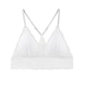Lace Sexy Bra French Style | V-neck Cross Straps Push Up Brassiere