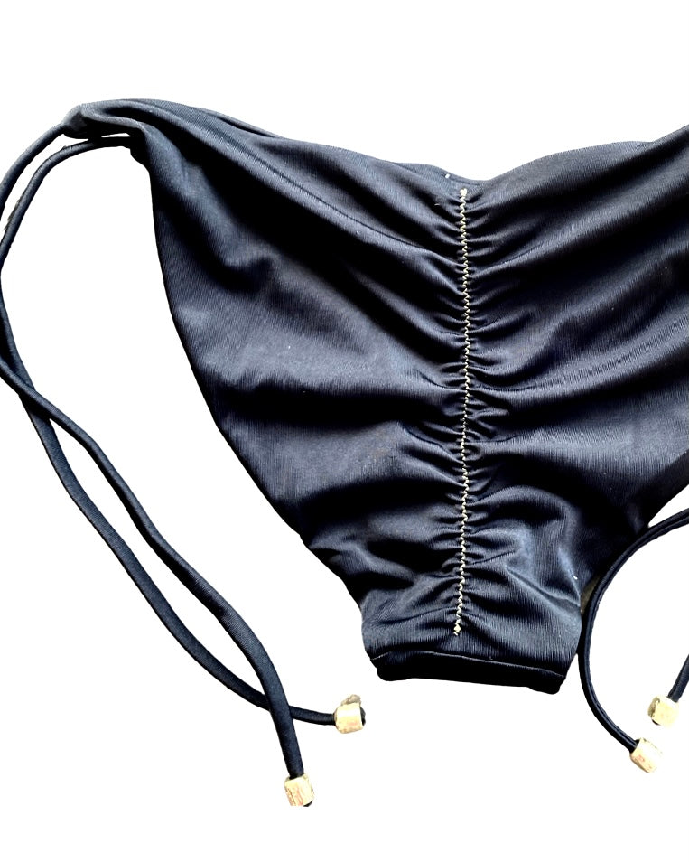 Triangle Swimsuit Beautiful Two-Piece with Handmade Gold Details5