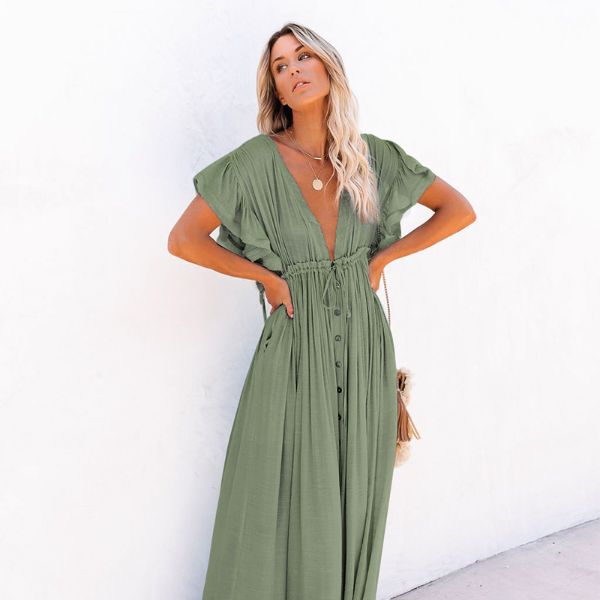 Beach Glam with a Hot Bikini Cover Up Long Tunic Sexy and Stylish10