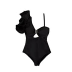 Sexy One Shoulder Ruffle One Piece | Stunning Swimwear Style